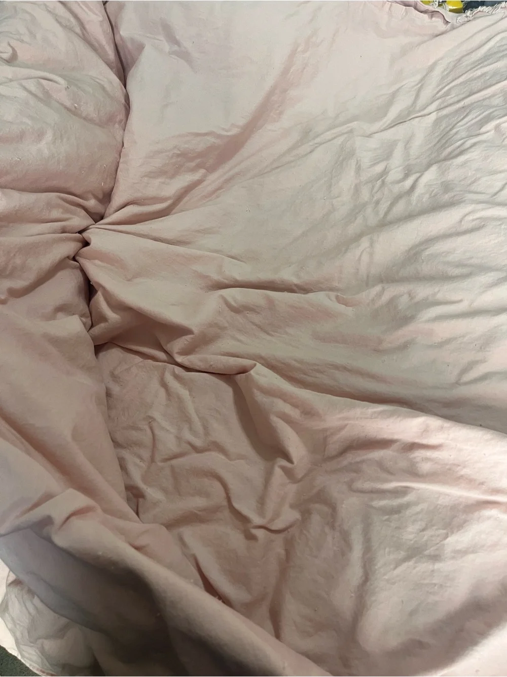 Threshold Blush Pink Chenille Duvet Cover Set Full/Queen 100% Cotton!